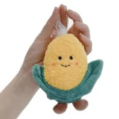 コーン とうもろこし ぬいぐるみ キーホルダー　バッグチャーム マスコット — image 1