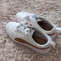PUMA ホワイト ブラウン スニーカー — image 1