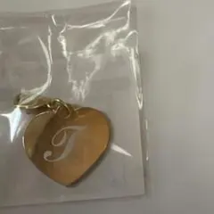 イニシャルチャーム 「T」 カニカン ゴールド — image 1