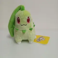 ポケモンセンターオリジナル Pokémon fit チコリータ ぬいぐるみ — image 1