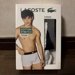 LACOSTE COTTON STRETCH ボクサーブリーフ　ホワイト　S — image 1