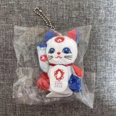 EXPO2025 大阪万博 ミャクミャク 吉徳 招き猫 マスコット キーホルダー — image 1