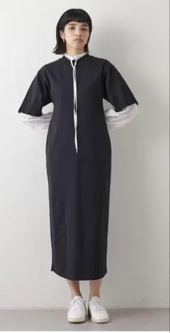 Whim Gazette THE PAUSE ビックスリーブ ワンピース — image 1
