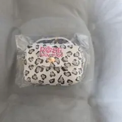 ROSE FAN FAN ミニバッグキーホルダー ヒョウ柄 — image 1