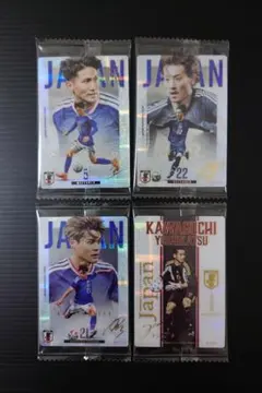 ツインウエハース サッカー日本代表ver.2026　 4枚セット — image 1