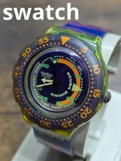 稼働品　Swatch スウォッチ Scuba 200 スクーバ200 90年代 — image 1