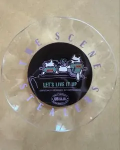 ザシーンスティーラーズ　THE SCENE STEALERS ガラス小皿　レトロ — image 1