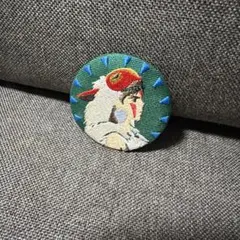 ジブリがいっぱい　刺繍ブローチコレクション もののけ姫 サン — image 1