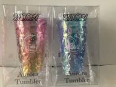 SNOOPY Aurora Tumbler スヌーピー タンブラー2個セット — image 1