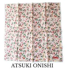 ATSUKI ONISHI　アツキオオニシハンカチ　チューリップ柄　未使用品 — image 1
