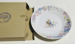 R-38 ピーターラビット カレー皿 花柄 箱付 — image 1