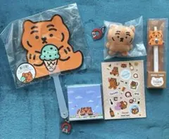 MUZIK TIGER 文房具セット うちわ ぬいぐるみ ペン　Qoo10 — image 1
