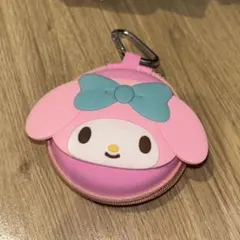 Sanrio My Melody ラウンドポーチ カラビナ付き — image 1