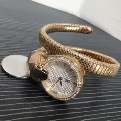 Just Cavalli ジャンク可動品希少スネークバングルウォッチ — image 1