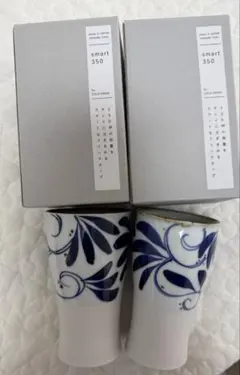 新品未使用　smart350 フリーカップ　翔芳窯　波佐見焼　2個セット — image 1