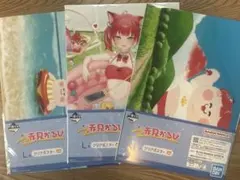 一番くじ 赤見かるび L賞 クリアポスター 3種セット【新品未開封】 — image 1