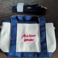 ALLISON BROWN キャンバス ショルダーバッグ — image 1