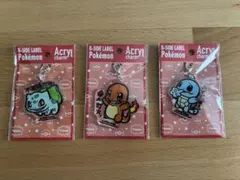 B-SIDE LABEL ポケモン アクリルチャーム 3種セット — image 1