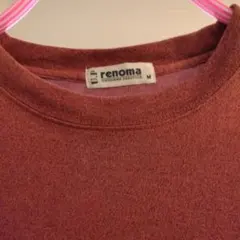 renoma ブラウン Mサイズ ポケット付きTシャツ半袖 — image 1