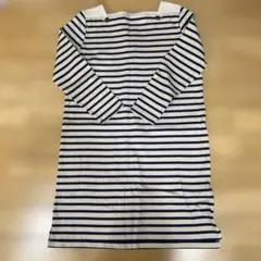 【新品】honoré ストライプ 長袖ワンピース — image 1