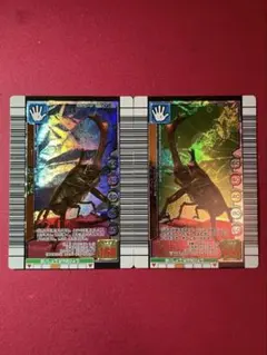 【希少美品】ムシキング　3億枚記念　ブルー＆グリーン — image 1