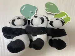 pandaq パンダ ぬいぐるみ 3体セット — image 1