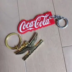 Coca-Cola GOLDWING キーホルダー 2個セット — image 1