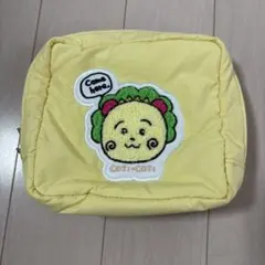 コジコジ ポーチ イエロー キャラクター刺繍　　ちびまる子ちゃん — image 1