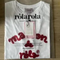 ROLAROLA Tシャツ ホワイト・レッド — image 1