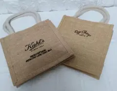 【キールズとEggs'n Things 】 ジュートバッグ 2個セット — image 1