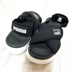 プーマPUMAxSnow Man目黒蓮コラボモデル黒白サンダル22〜23.5厚底 — image 1