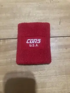 コンズ consU.S.A. リストバンド 赤 — image 1
