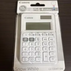 【新品・未開封】Canon 電卓 LS-100WT-SW 本体 — image 1
