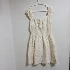 OLD NAVY アイボリー フリル キャミワンピース ナチュラル【S】 — image 1