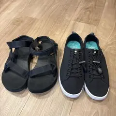 Teva サンダル リーコック スニーカー 36まとめ ブラック — image 1