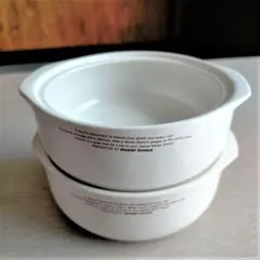 美品・ミスタードーナツのグラタン皿２個 — image 1