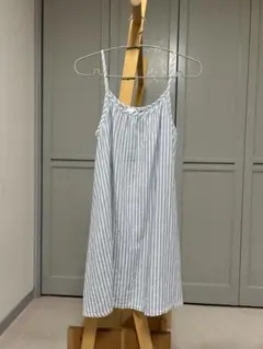 GAP ストライプ柄 ノースリーブワンピース — image 1