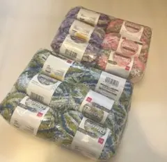 ダイソー Blossom ブロッサム 毛糸　yarn 12個セット まとめて — image 1