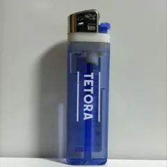 TETORA ロゴ入りライター 青 透明 — image 1