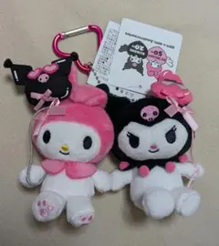 メロクロ展 マイメロ クロミ ペアマスコット — image 1
