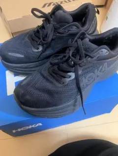 HOKA BONDI8 ホカ ボンダイ8 グレー ランニングシューズ 26.0 — image 1