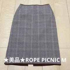 ロペピクニック　ROPE PICNIC チェック タイトスカート レディース　M — image 1