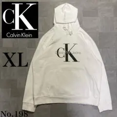 大人気 Calvin Klein 刺繡ロゴ プルオーバー スウェット パーカー — image 1