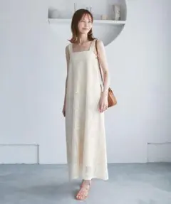 ロペピクニック　レース キャミワンピース アイボリー — image 1
