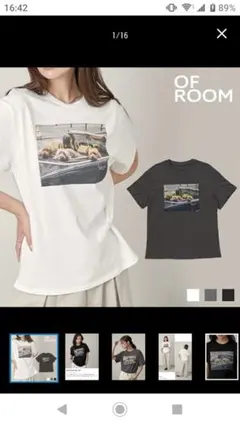 OF ROOM フォトプリントTシャツ 半袖 — image 1