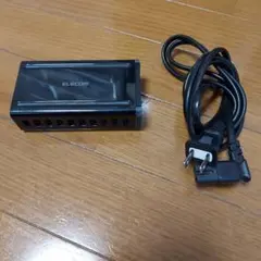ELECOM USBハブ 10ポート ブラック — image 1