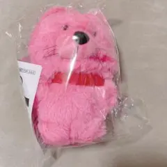 匿名配送　キューズモールぬいぐるみ マスコット ピンク — image 1