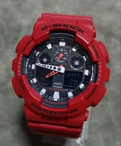 CASIO G-SHOCK GA-100B レッド — image 1