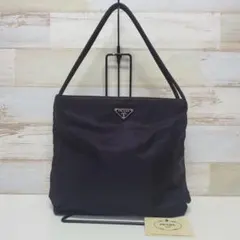 PRADA プラダ テスート ナイロン トートバッグ 三角ロゴ パープル — image 1