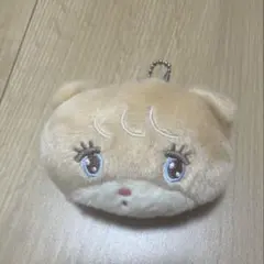 mikko charactersの「ラテ」フェイスマスコットキーホルダー — image 1